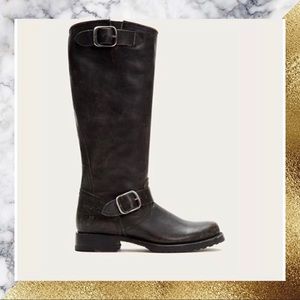 Frye biker mid calf size 6 biker boots